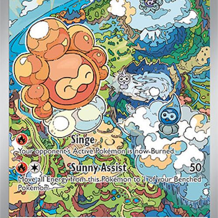 Castform Sunny Form 195/191 Illustration Rare – Surging Sparks Expansion | Pokémon TCG English