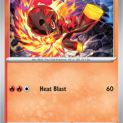 Charcadet 014/091 Non-Holo Paldean Fates Pokemon Card