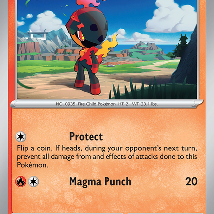 Charcadet 025/182 Reverse Holo Paradox Rift Pokemon Card