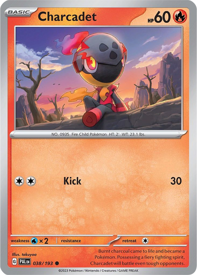 Charcadet 038/193 Non-Holo Paldea Evolved Pokemon Card