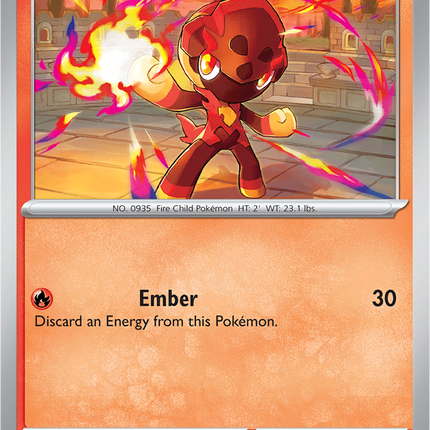 Charcadet 039/198 Reverse Holo Scarlet & Violet Base Set Pokemon Card