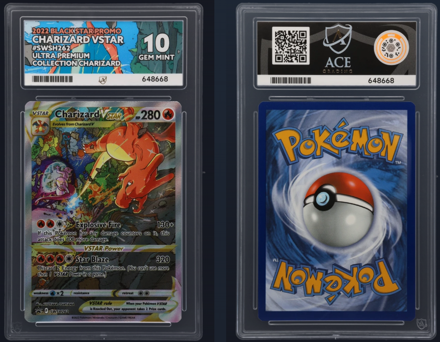 Charizard VSTAR SWSH262 Ace Graded 10 – Ultra Premium Promo UK