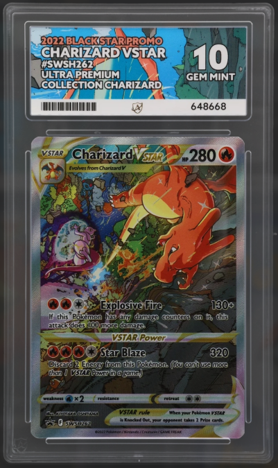Charizard VSTAR SWSH262 – Black Star Promo Ace Graded Gem Mint 10