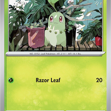 Chikorita 008/132 Non-Holo Mega Evolution Pokemon Card