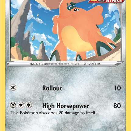 Cufant 191/264 Reverse Holo Fusion Strike Pokemon Card