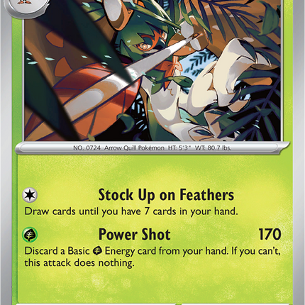 Decidueye 005/064 Reverse Holo Shrouded Fable Pokemon Card