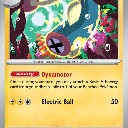 Eelektrik 031/086 Non-Holo Black Bolt Pokemon Card