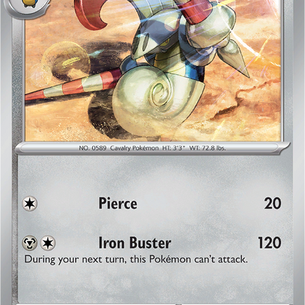 Escavalier 102/159 Reverse Holo Journey Together Pokemon Card