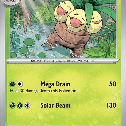 Exeggutor 002/131 Non-Holo Prismatic Evolutions Pokemon Card