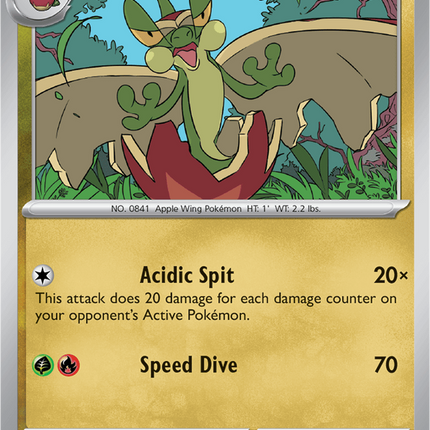 Flapple 139/191 Non-Holo Surging Sparks Pokemon Card