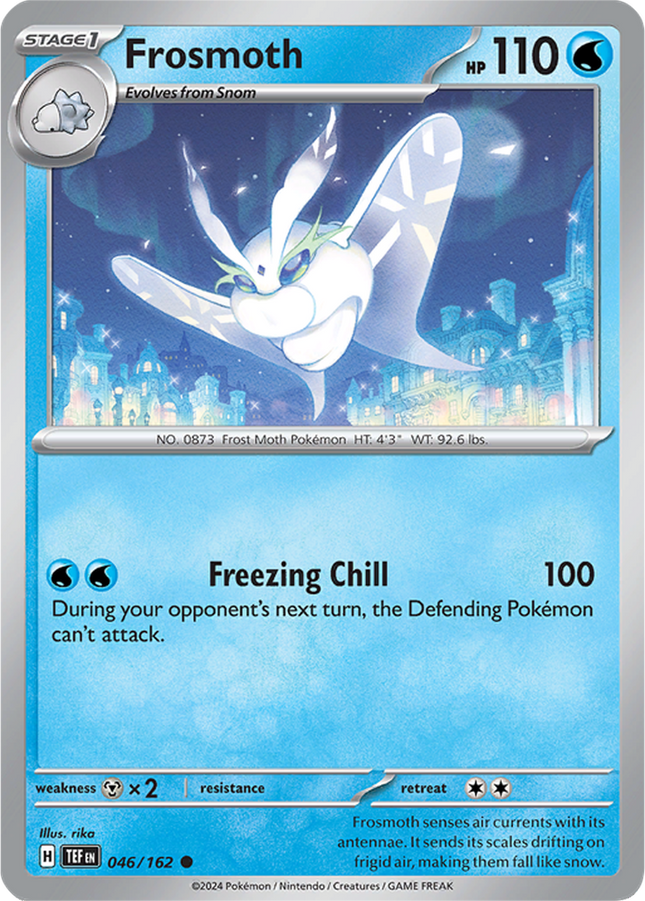 Frosmoth 046/162 Non-Holo Temporal Forces Pokemon Card