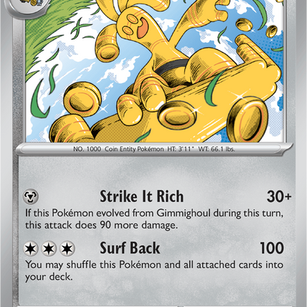 Gholdengo 131/191 Reverse Holo Surging Sparks Pokemon Card