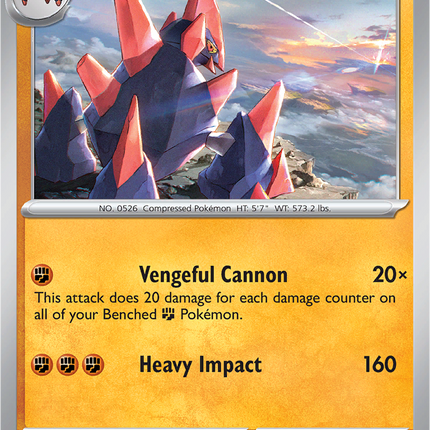 Gigalith 048/086 Non-Holo White Flare Pokemon Card