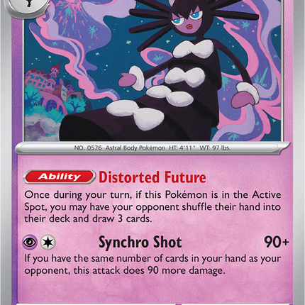 Gothitelle 043/086 Reverse Holo White Flare Pokemon Card
