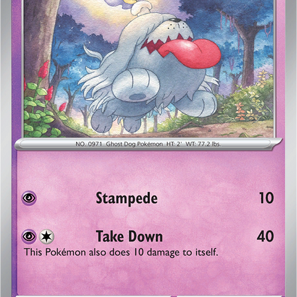 Greavard 065/132 Non-Holo Mega Evolution Pokemon Card