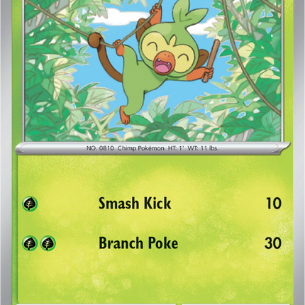 Grookey 014/167 Non-Holo Twilight Masquerade Pokemon Card