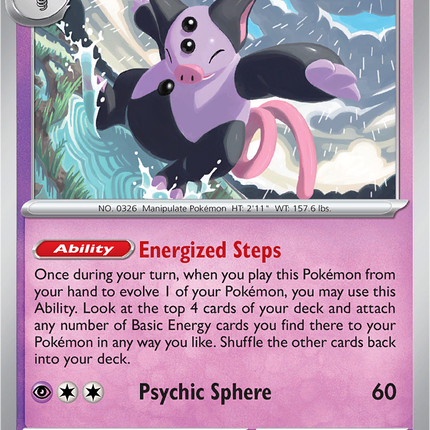 Grumpig 063/132 Reverse Holo Mega Evolution Pokemon Card