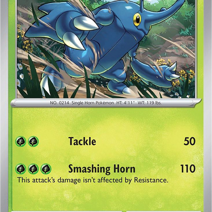 Heracross 006/193 Reverse Holo Paldea Evolved Pokemon Card