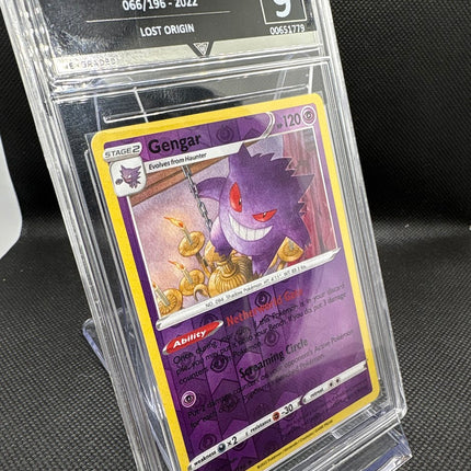 Gengar Rare Holo - Lost Origin 066/196 - GetGraded MINT 9