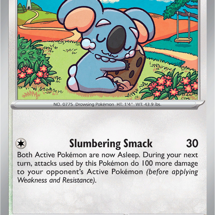 Komala 129/159 Non-Holo Journey Together Pokemon Card
