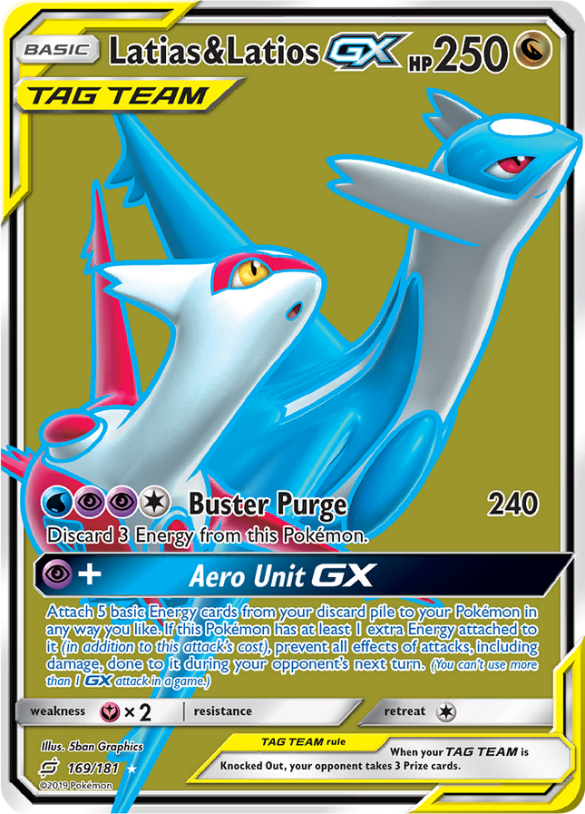 Latias & Latios GX 169/181 Full Art Tag Team | Pokémon TCG English