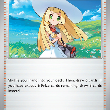 Lillie's Determination 119/132 Reverse Holo Mega Evolution Pokemon Card