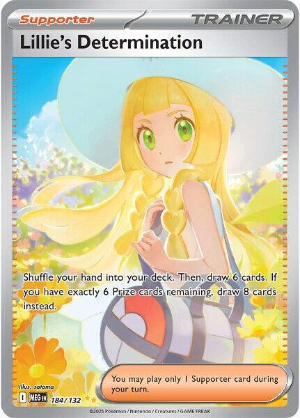 Lillie’s Determination 184/132 – Secret Rare Trainer Card Pokémon