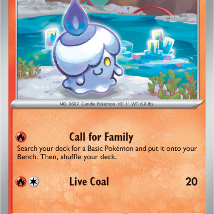 Litwick 036/167 Reverse Holo Twilight Masquerade Pokemon Card