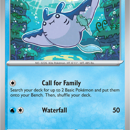 Mantine 032/132 Non-Holo Mega Evolution Pokemon Card