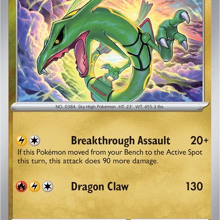 Rayquaza 153 217 Ascended Heroes Pokemonxp PXP Stamped Promo