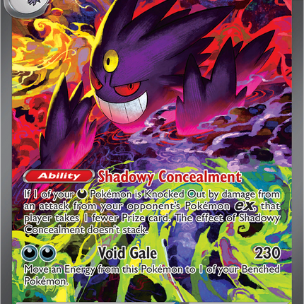 Mega Gengar EX 284 217 Ascended Heroes Special Illustration Rare