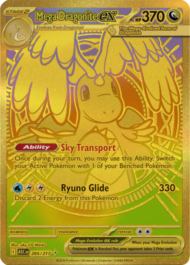 Mega Dragonite EX 295 217 Ascended Heroes