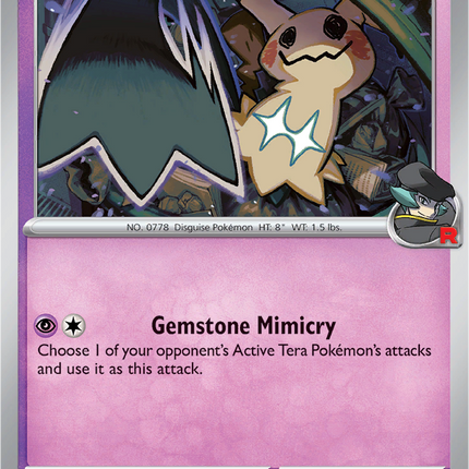 Team Rockets Mimikyu 097 217 Ascended Heroes Cosmos Holo