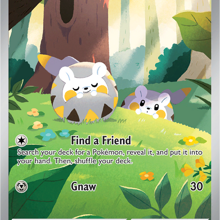Togedemaru 104/094 Illustration Rare Phantasmal Flames Pokemon Card