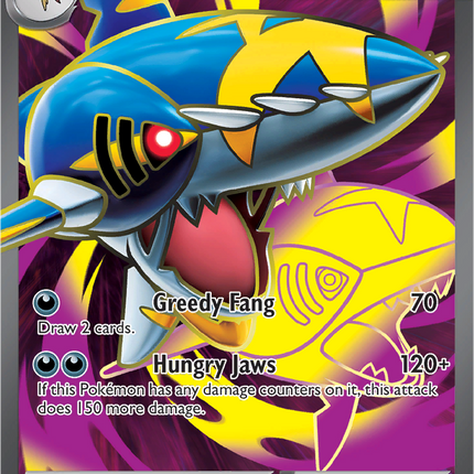 Mega Sharpedo ex 113/094 Ultra Rare Phantasmal Flames Pokemon Card