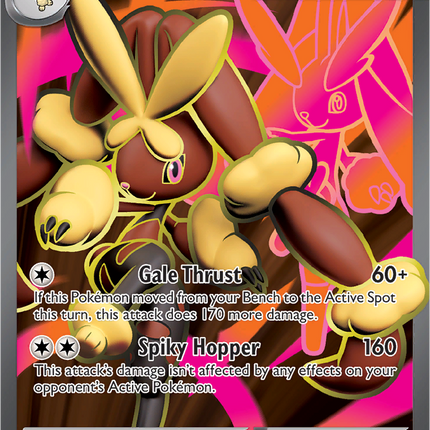 Mega Lopunny ex 115/094 Ultra Rare Phantasmal Flames Pokemon Card