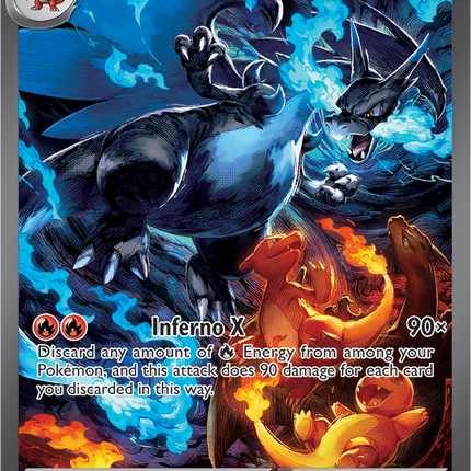 Mega Charizard X ex 125/094 Special Illustration Rare Phantasmal Flames Pokemon Card