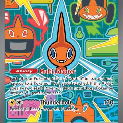 Rotom ex 126/094 Special Illustration Rare Phantasmal Flames Pokemon Card