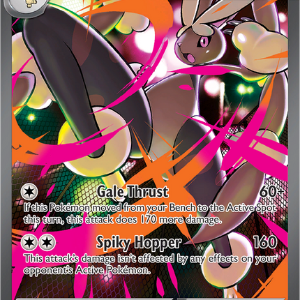 Mega Lopunny ex 128/094 Special Illustration Rare Phantasmal Flames Pokemon Card