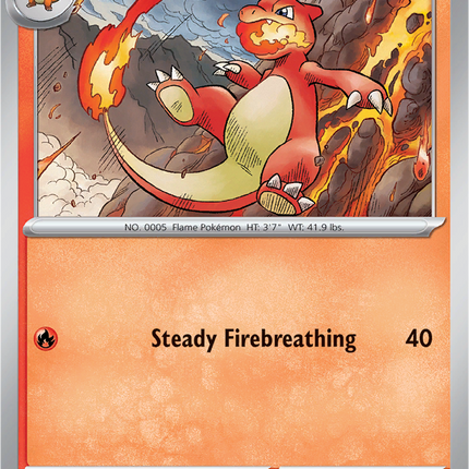 Charmeleon 012/094 Reverse Holo Phantasmal Flames Pokemon Card