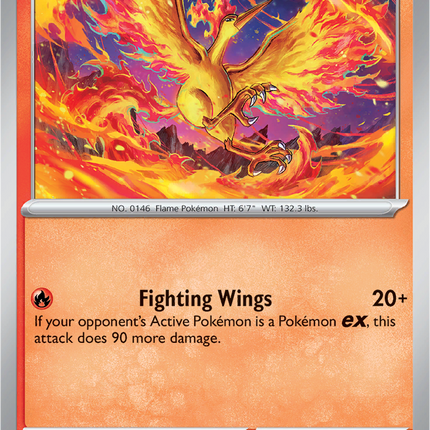 Moltres 014/094 Holo Phantasmal Flames Pokemon Card