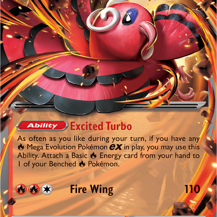 Oricorio ex 018/094 Double Rare Phantasmal Flames Pokemon Card