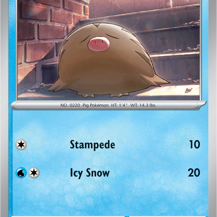 Swinub 023/094 Non-Holo Phantasmal Flames Pokemon Card