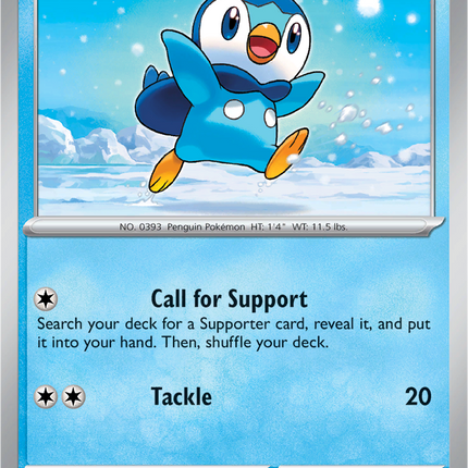 Piplup 027/094 Non-Holo Phantasmal Flames Pokemon Card