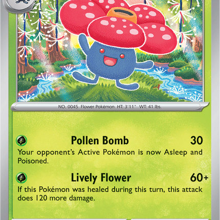 Vileplume 003/094 Holo Phantasmal Flames Pokemon Card