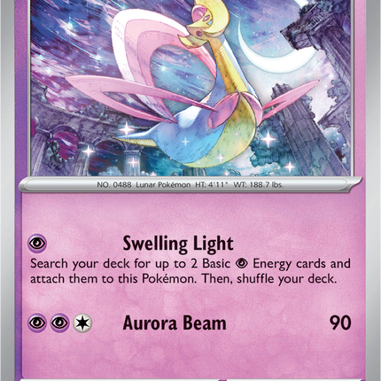 Cresselia 039/094 Reverse Holo Phantasmal Flames Pokemon Card