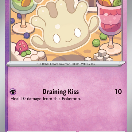 Milcery 043/094 Non-Holo Phantasmal Flames Pokemon Card