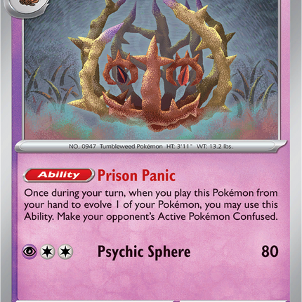 Brambleghast 047/094 Reverse Holo Phantasmal Flames Pokemon Card