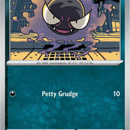 Gastly 054/094 Reverse Holo Phantasmal Flames Pokemon Card
