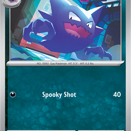 Haunter 055/094 Reverse Holo Phantasmal Flames Pokemon Card